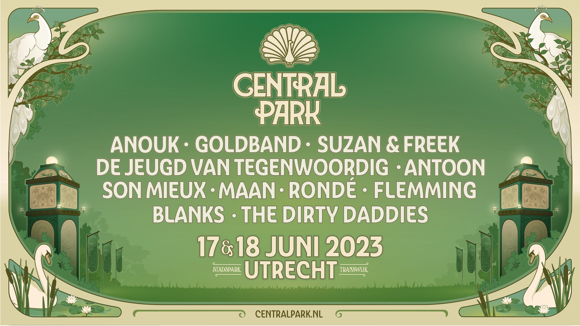 Ontdek Central Park Festival 15 & 16 juni 2024 Utrecht